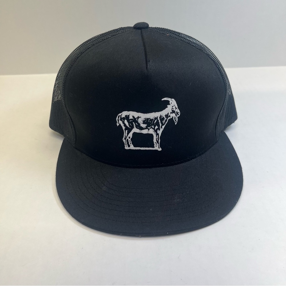The G.O.A.T Black Trucker Hat